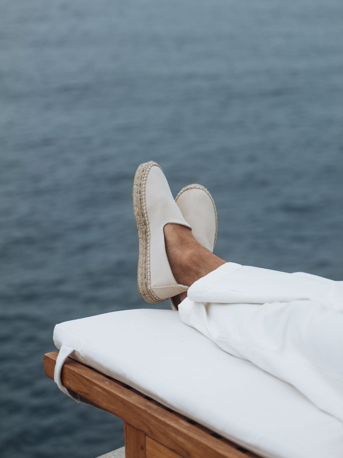 The Espadrille - Ivory Canvas – Aveltero men's footwear