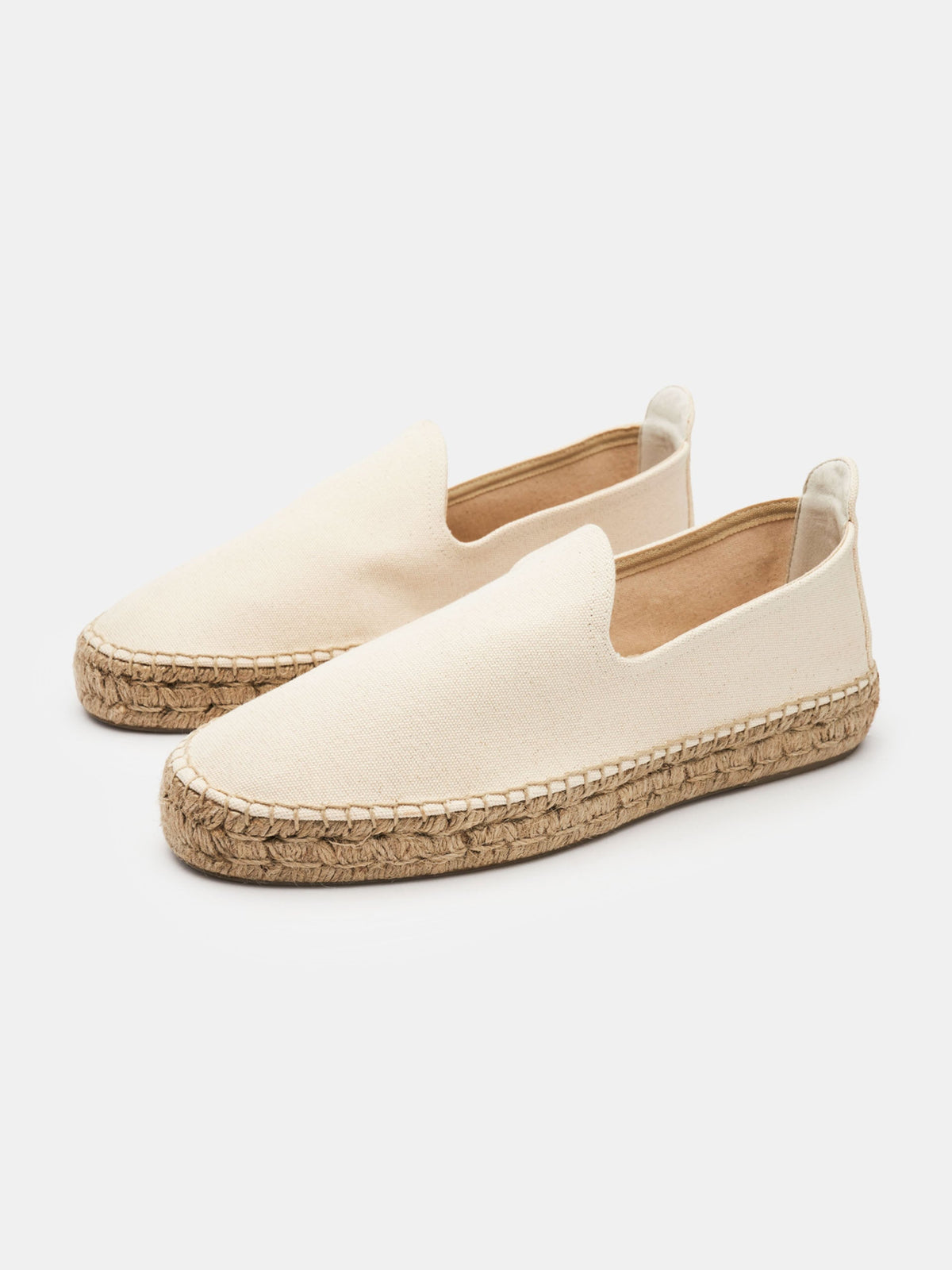 The Espadrille - Ivory Canvas – Aveltero men's footwear