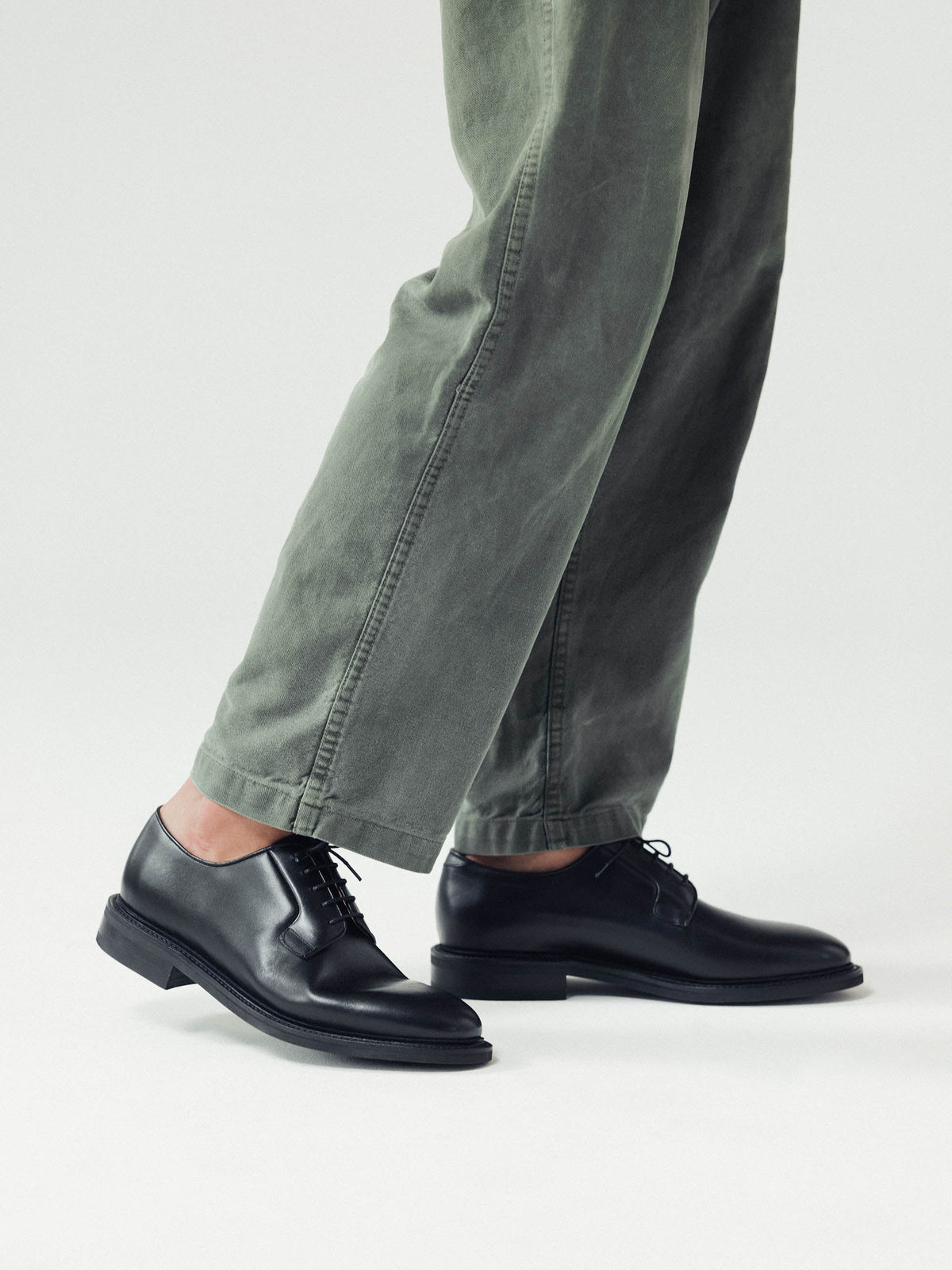 The Plain Toe Blucher Derby - Black Calf – Aveltero men's footwear