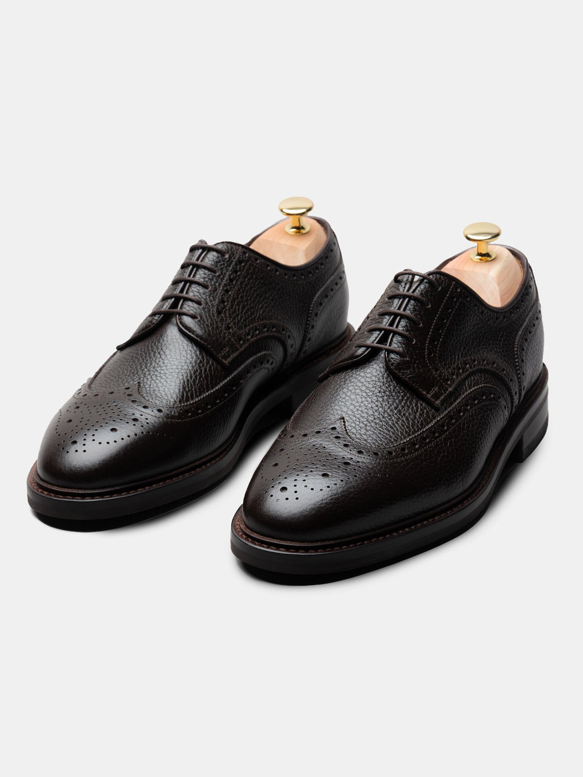 The Derby - Brown Grain – Aveltero men's footwear