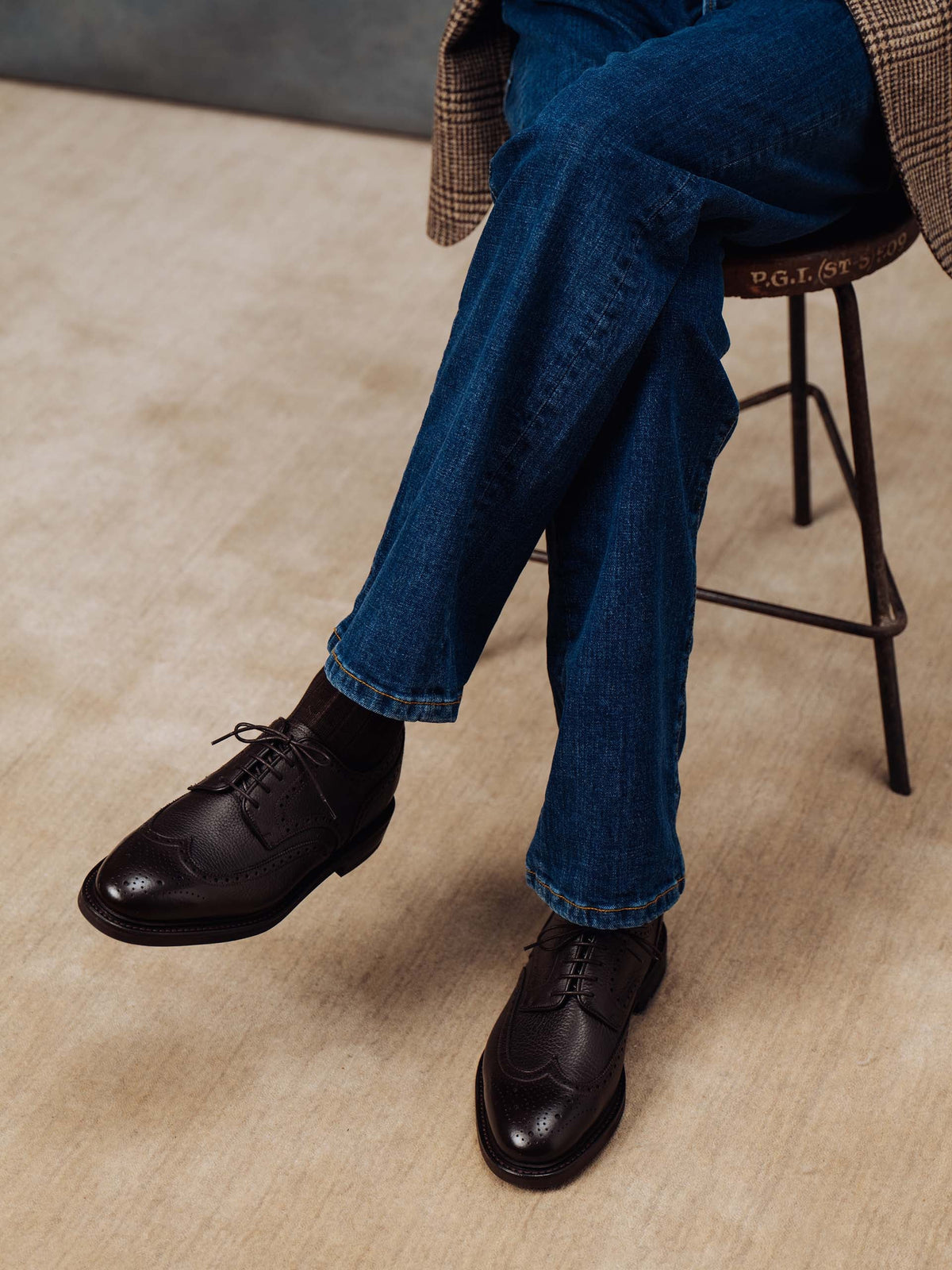 The Derby - Brown Grain – Aveltero men's footwear