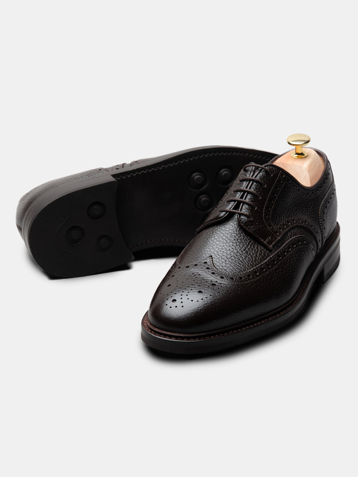 The Derby - Brown Grain – Aveltero men's footwear