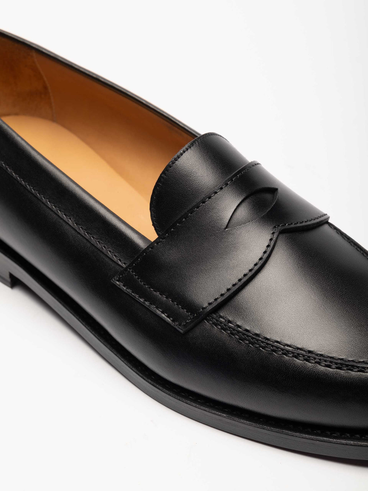 The Ivy Loafer - Black Calf – Aveltero men's footwear