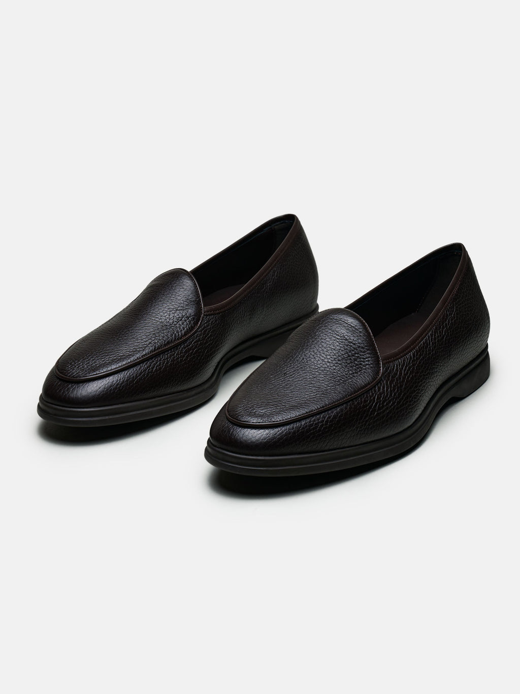 The Belgian Loafer - Brown Deerskin – Aveltero men's footwear