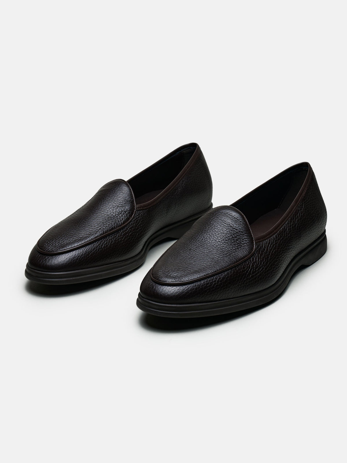 The Belgian Loafer - Brown Deerskin – Aveltero men's footwear