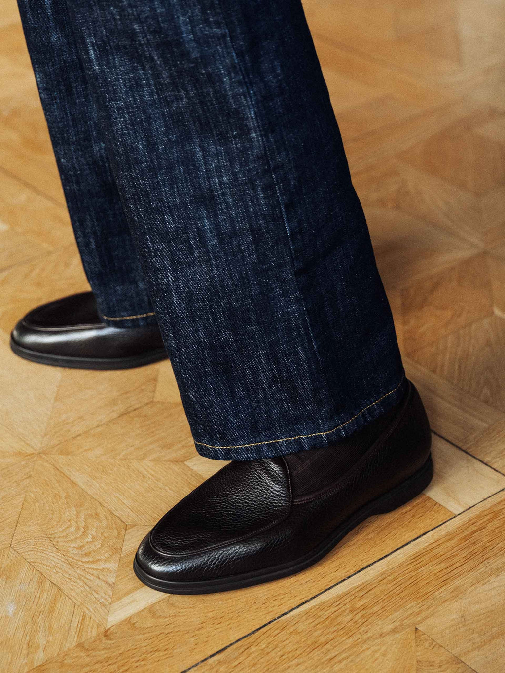 The Belgian Loafer - Brown Deerskin – Aveltero men's footwear