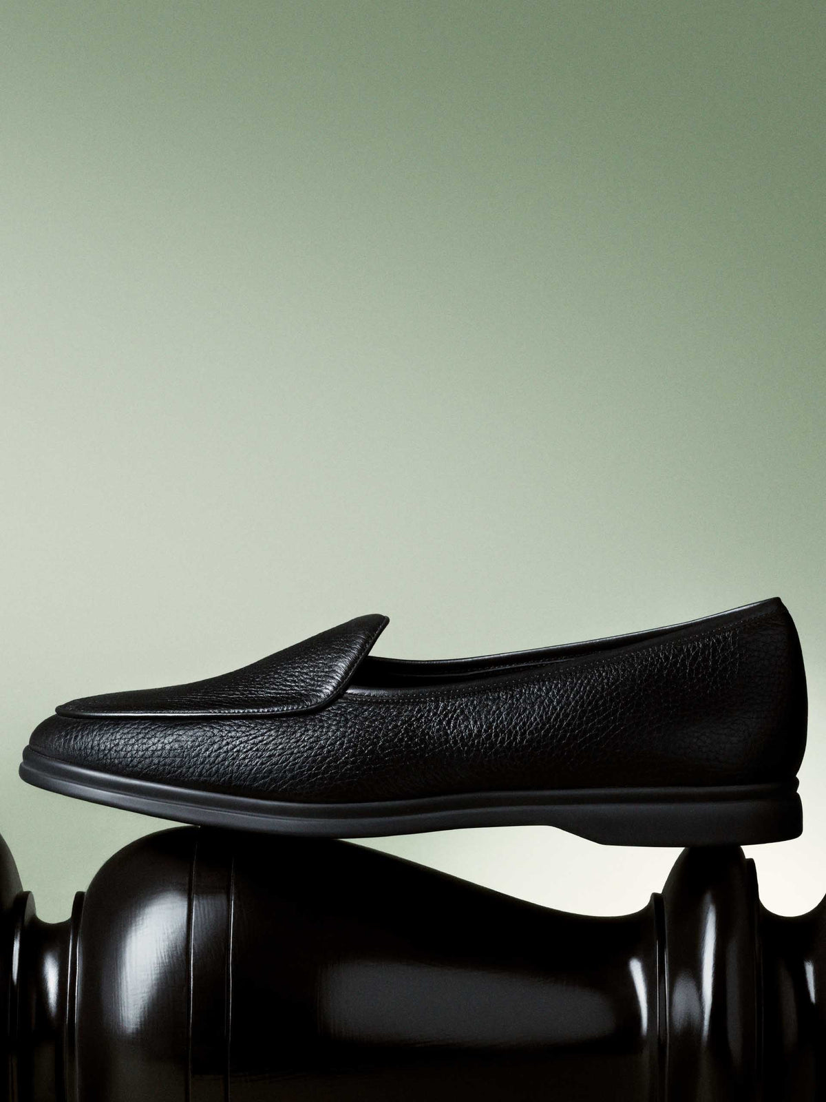 The Belgian Loafer - Black Deerskin – Aveltero men's footwear