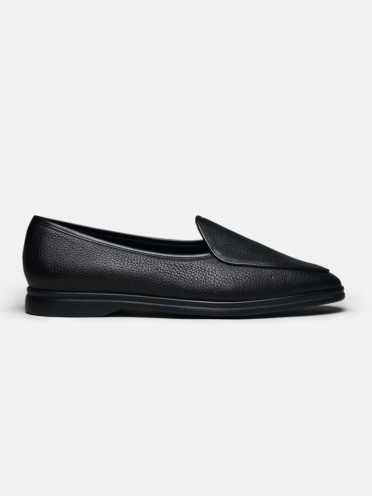 The Belgian Loafer - Black Deerskin – Aveltero men's footwear