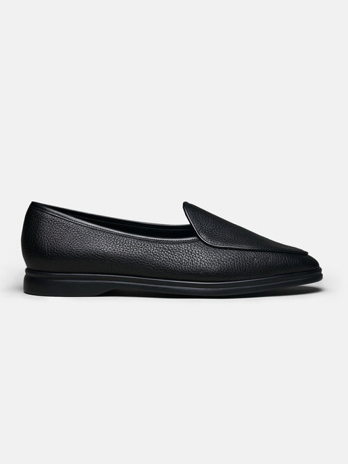 The Belgian Loafer - Black Deerskin – Aveltero men's footwear