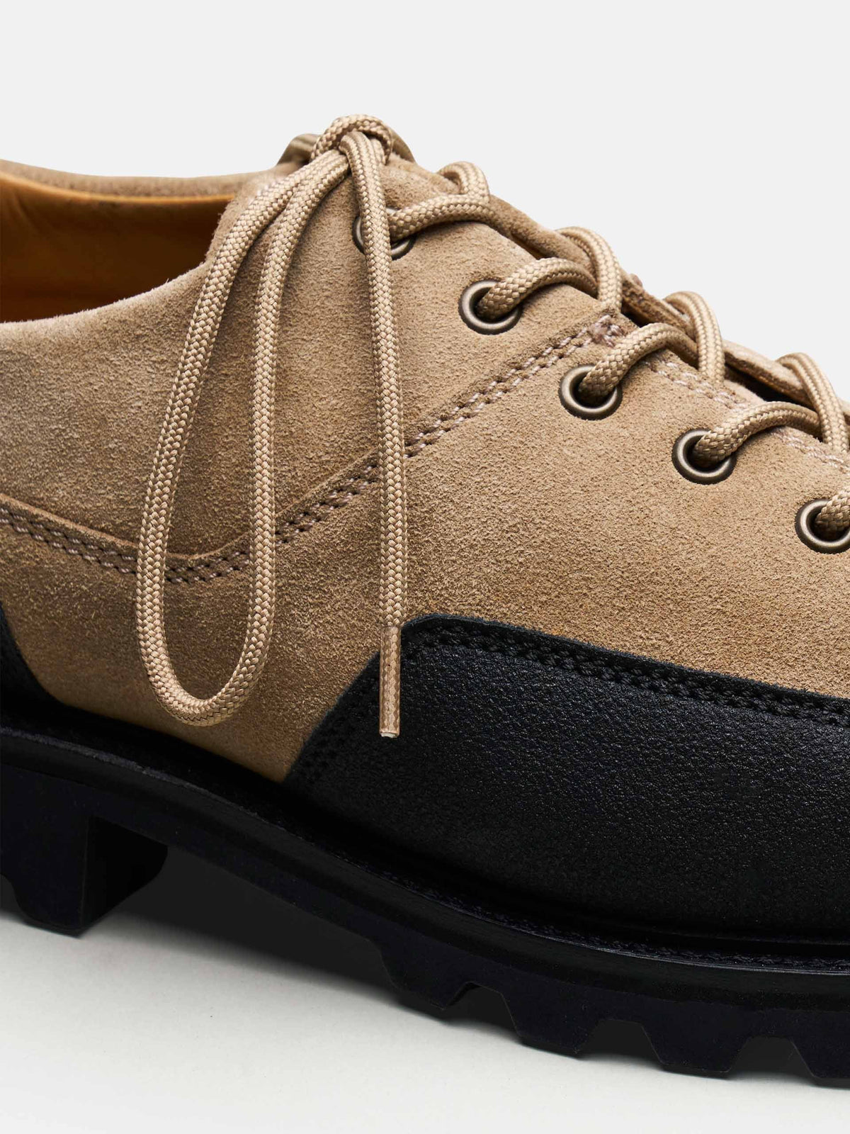 The Hybrid Hiker Sneaker - Sand Suede – Aveltero men's footwear