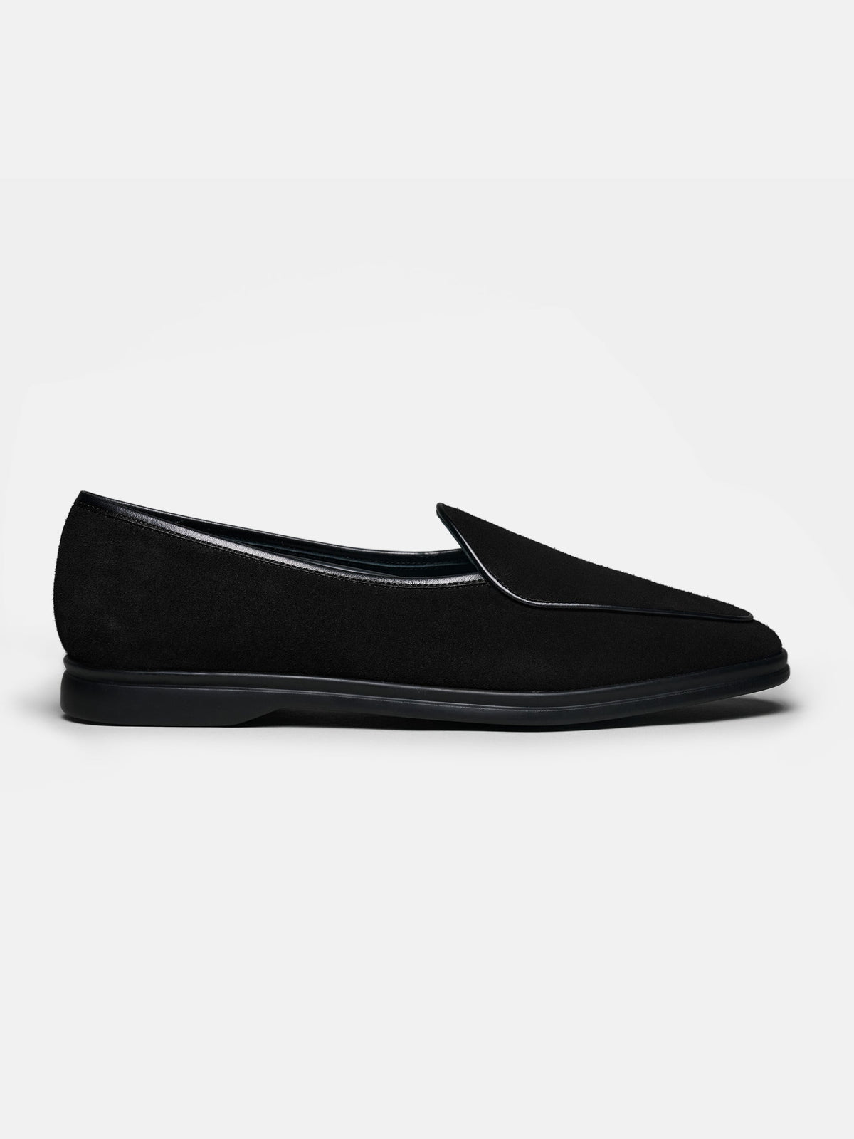 The Belgian Loafer - Black Suede – Aveltero men's footwear