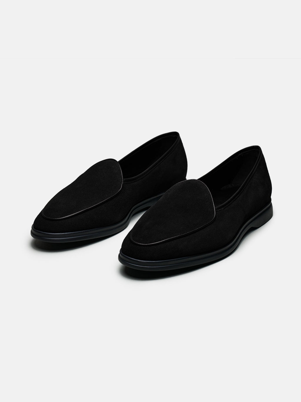 The Belgian Loafer - Black Suede – Aveltero men's footwear