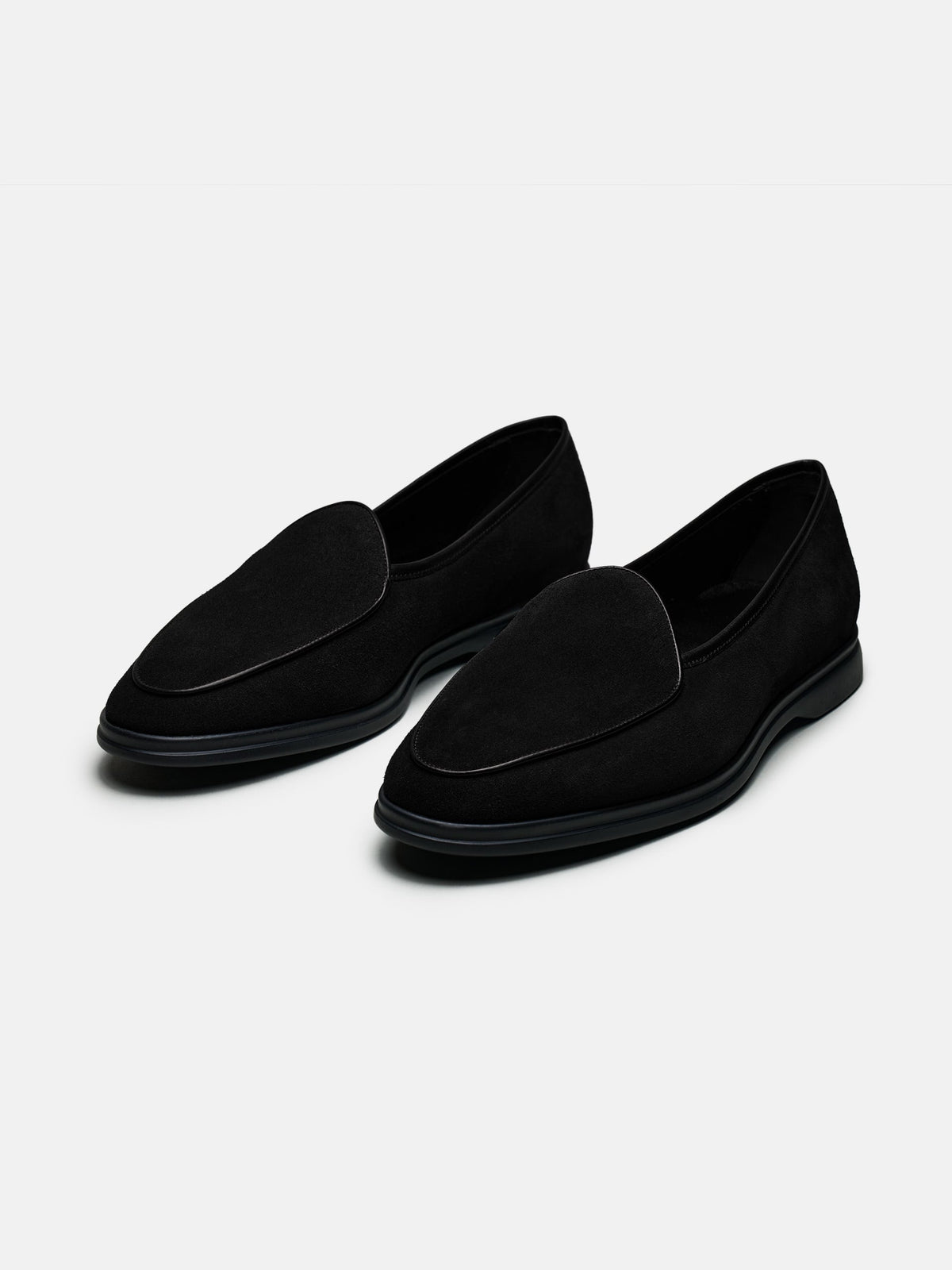 The Belgian Loafer - Black Suede – Aveltero men's footwear