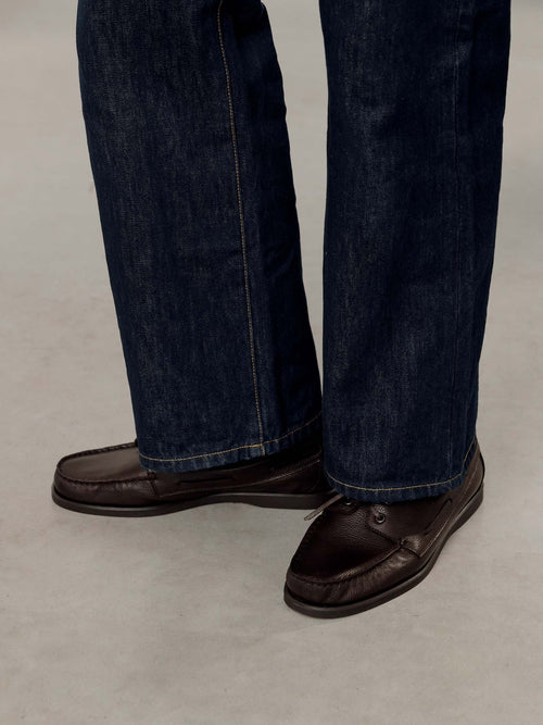 The Boat Shoe - Brown Grain – Aveltero men's footwear