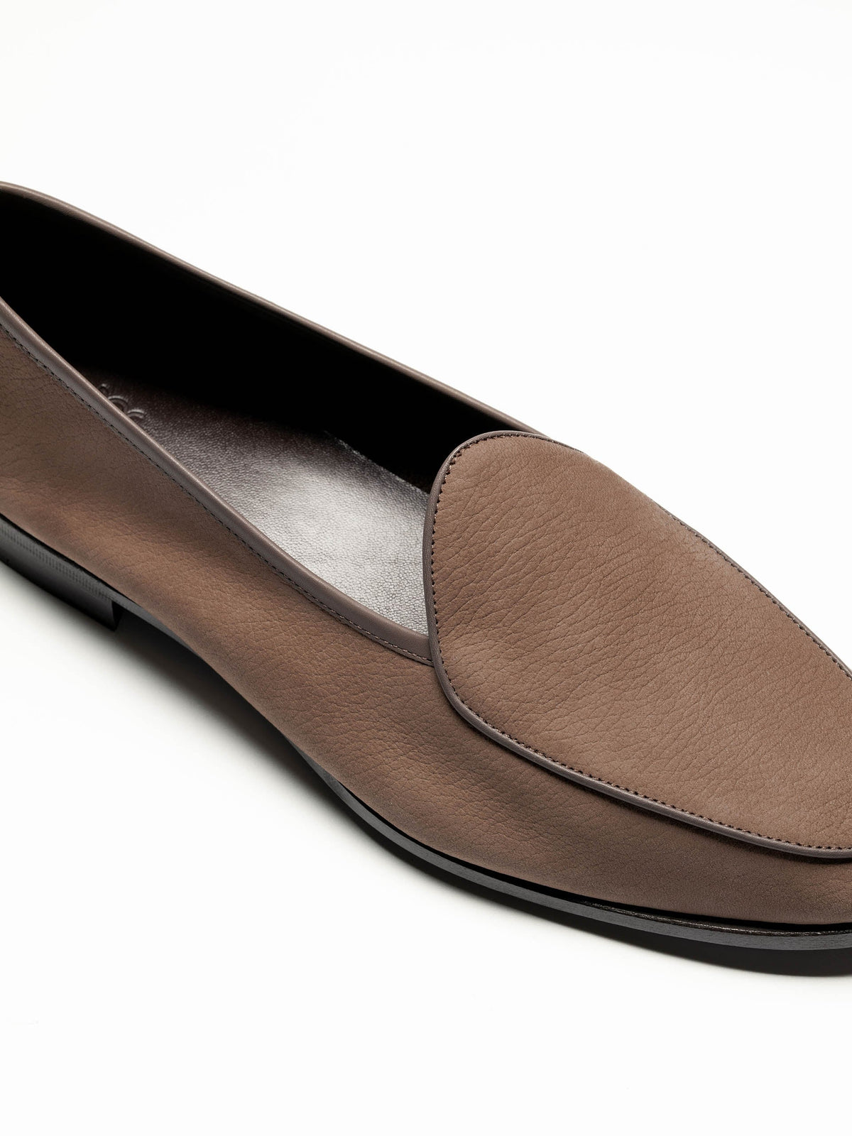 The Belgian Loafer - Taupe Nubuck - Unlined – Aveltero men's footwear