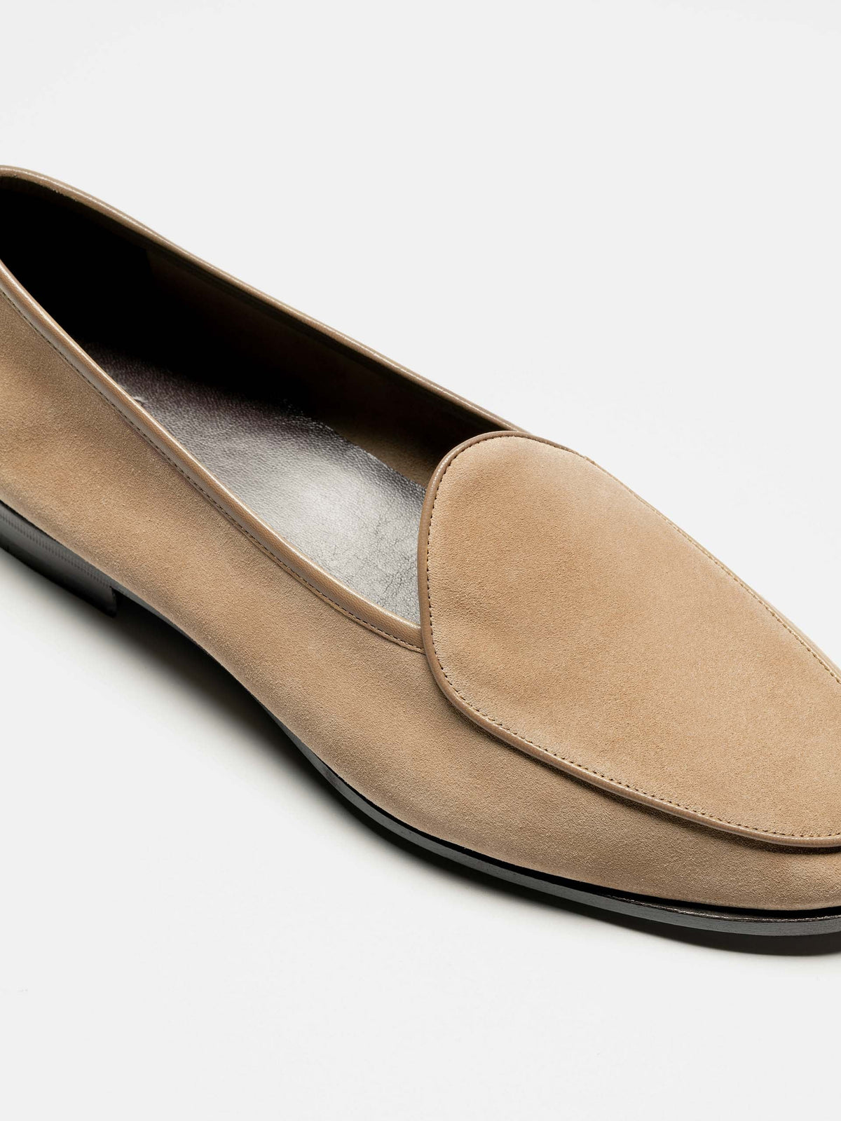 The Belgian Loafer - Beige Suede - Unlined – Aveltero men's footwear