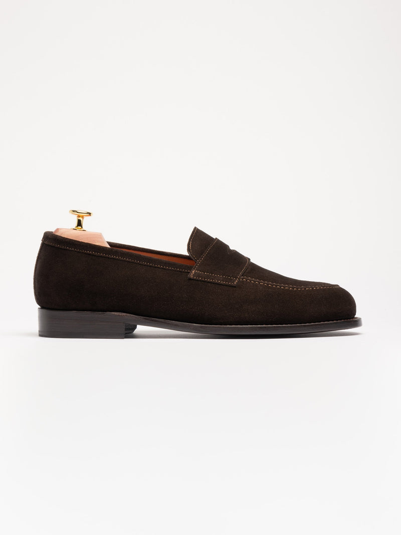 The Penny Loafer - Brown Suede – Aveltero men's footwear