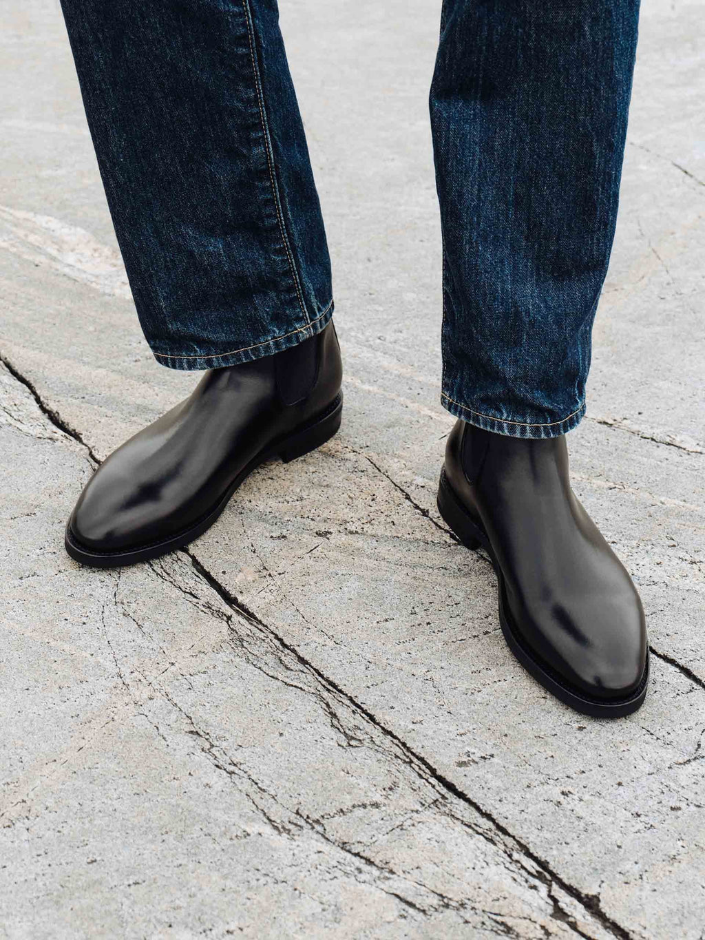 The Chelsea Boot - Black Calf – Aveltero men's footwear