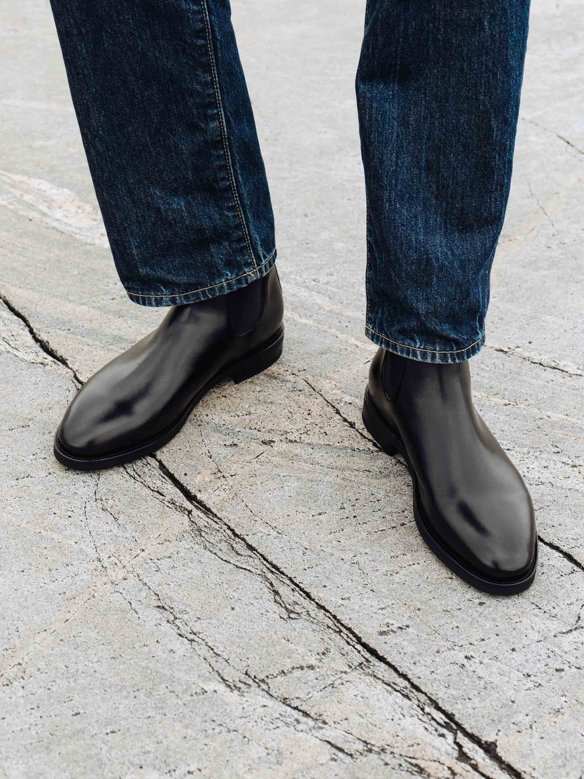 The Chelsea Boot - Black Calf – Aveltero men's footwear