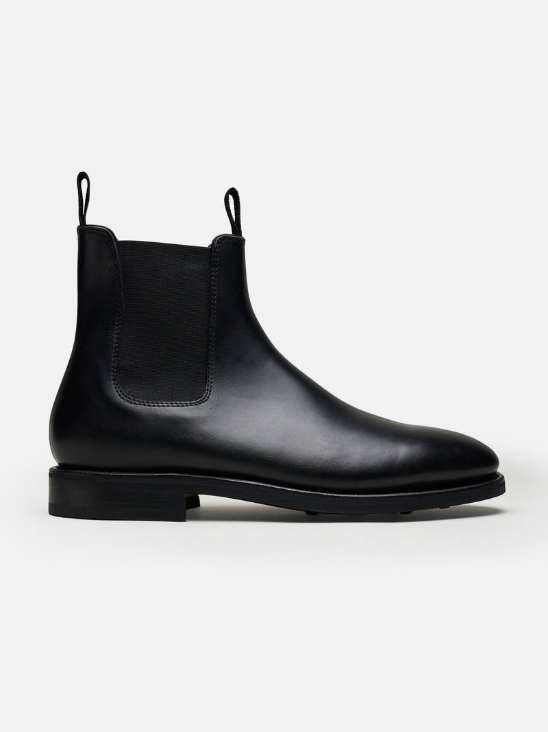 The Chelsea Boot - Black Calf – Aveltero men's footwear