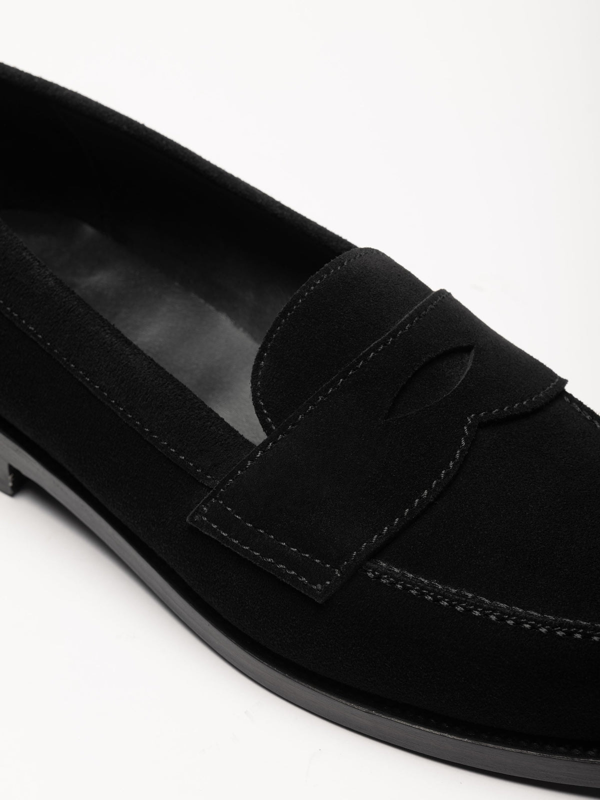 The Ivy Loafer - Black Suede – Aveltero men's footwear