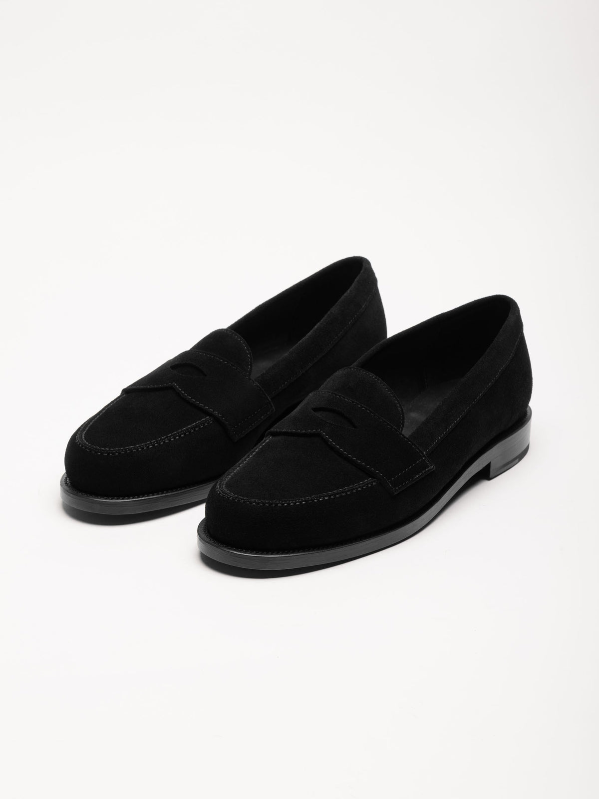 The Ivy Loafer - Black Suede – Aveltero men's footwear