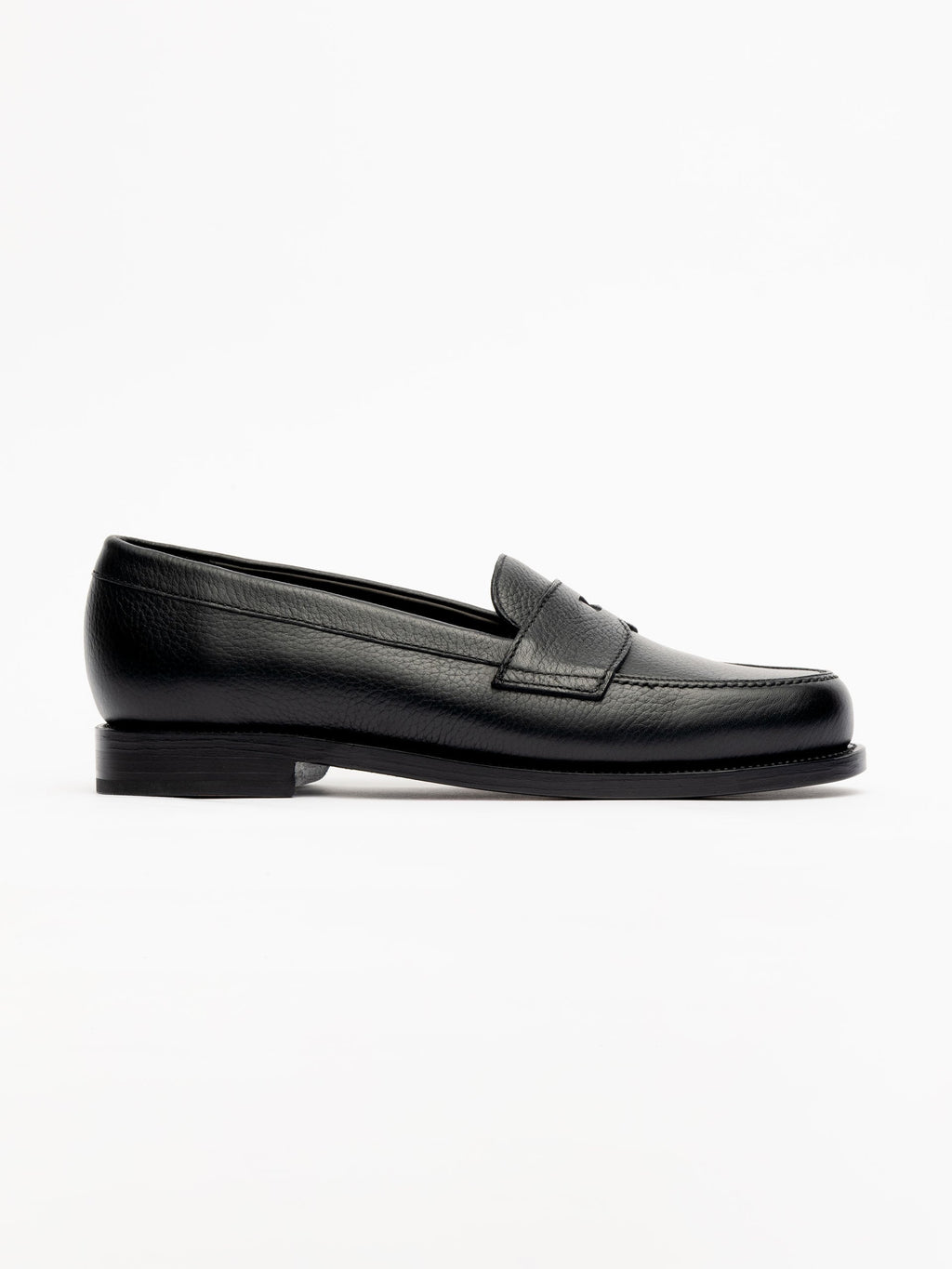 The Ivy Loafer - Black Grain – Aveltero men's footwear