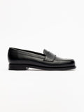 The Ivy Loafer - Black Grain – Aveltero men's footwear