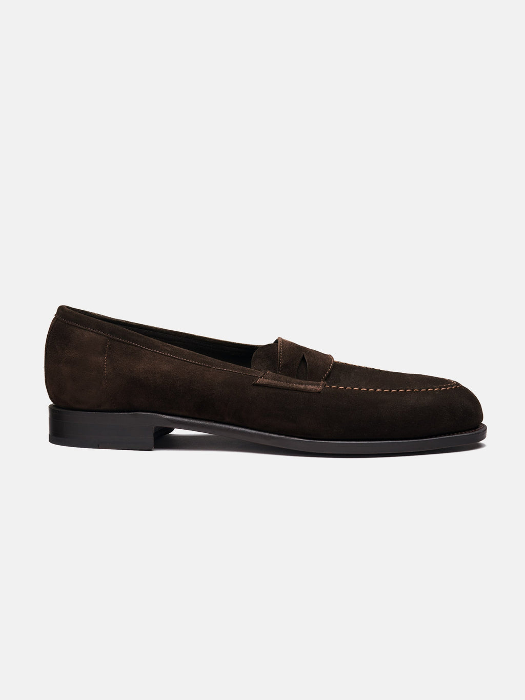 The Penny Loafer - Brown Suede - Unlined – Aveltero men's footwear