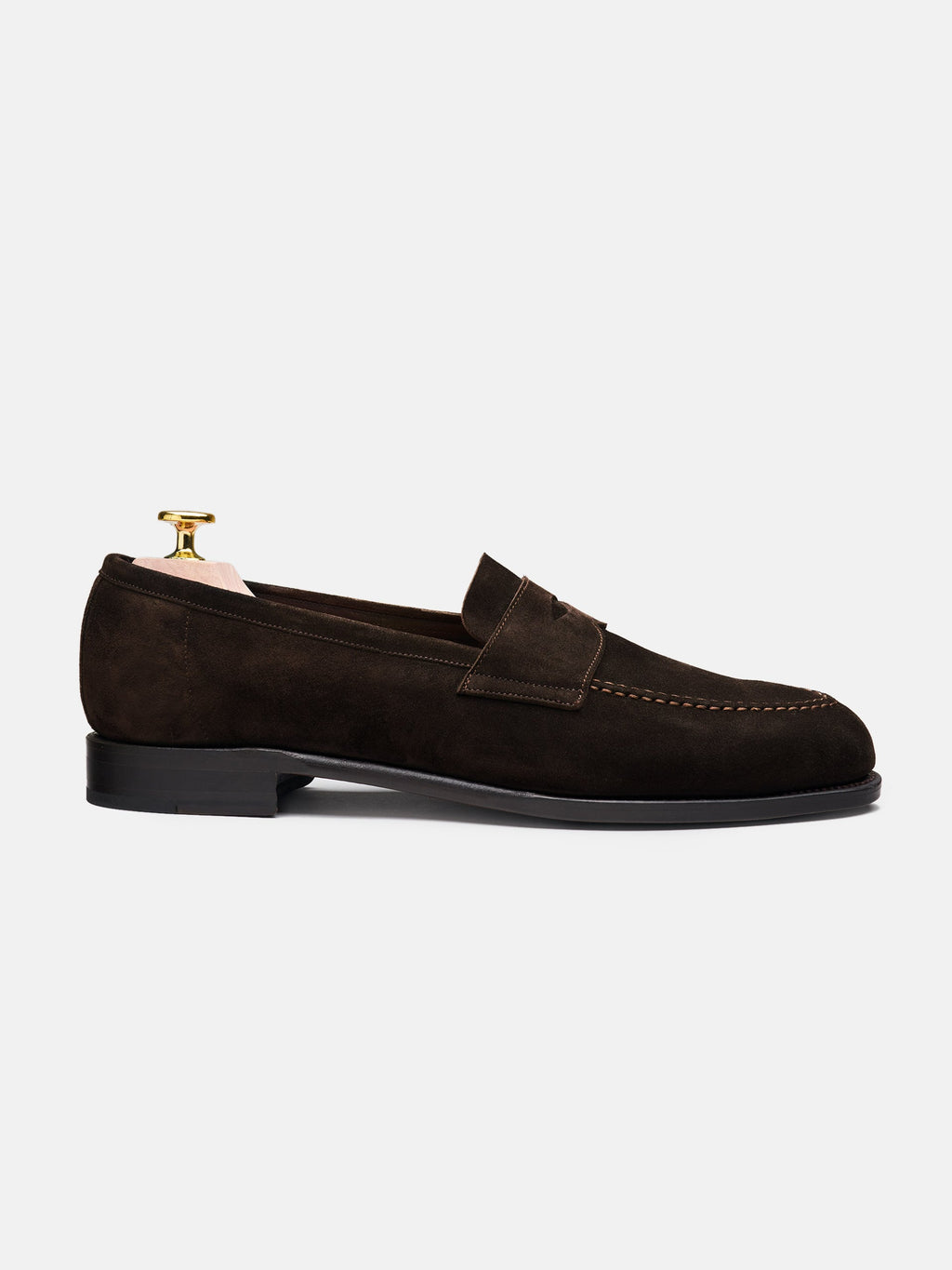 The Penny Loafer - Brown Suede - Unlined – Aveltero men's footwear