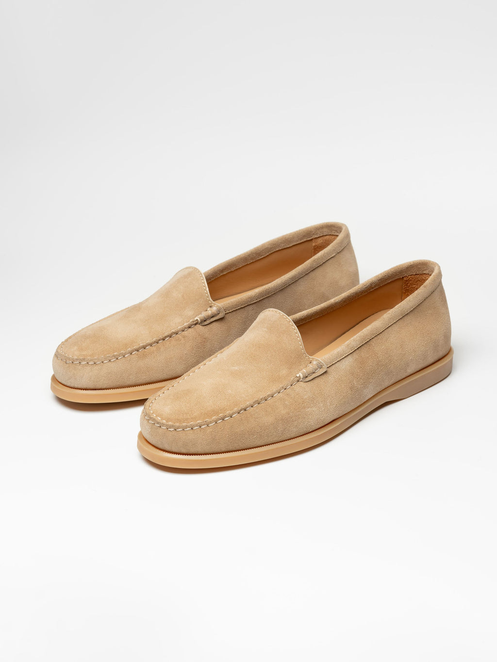 The Venetian Loafer - Sand Suede – Aveltero men's footwear