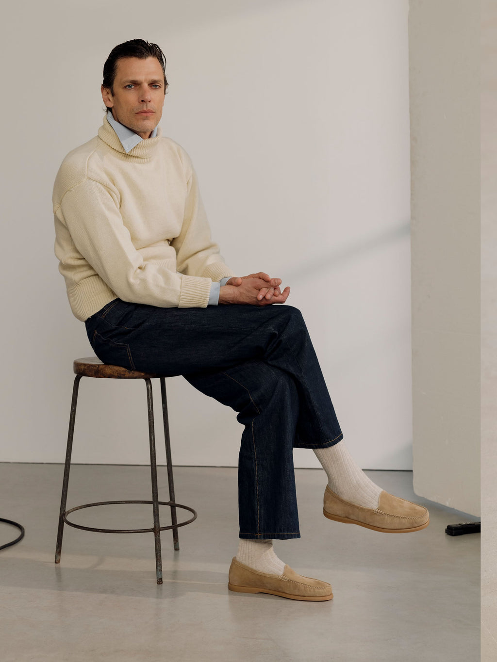 The Venetian Loafer - Sand Suede – Aveltero men's footwear