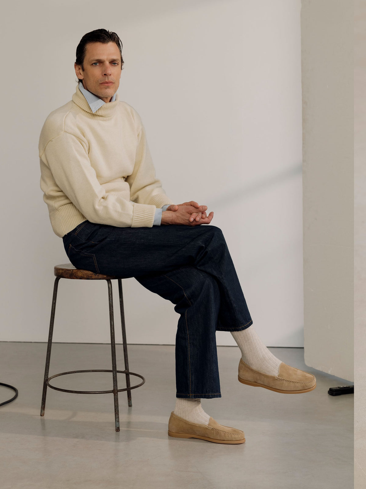 The Venetian Loafer - Sand Suede – Aveltero men's footwear