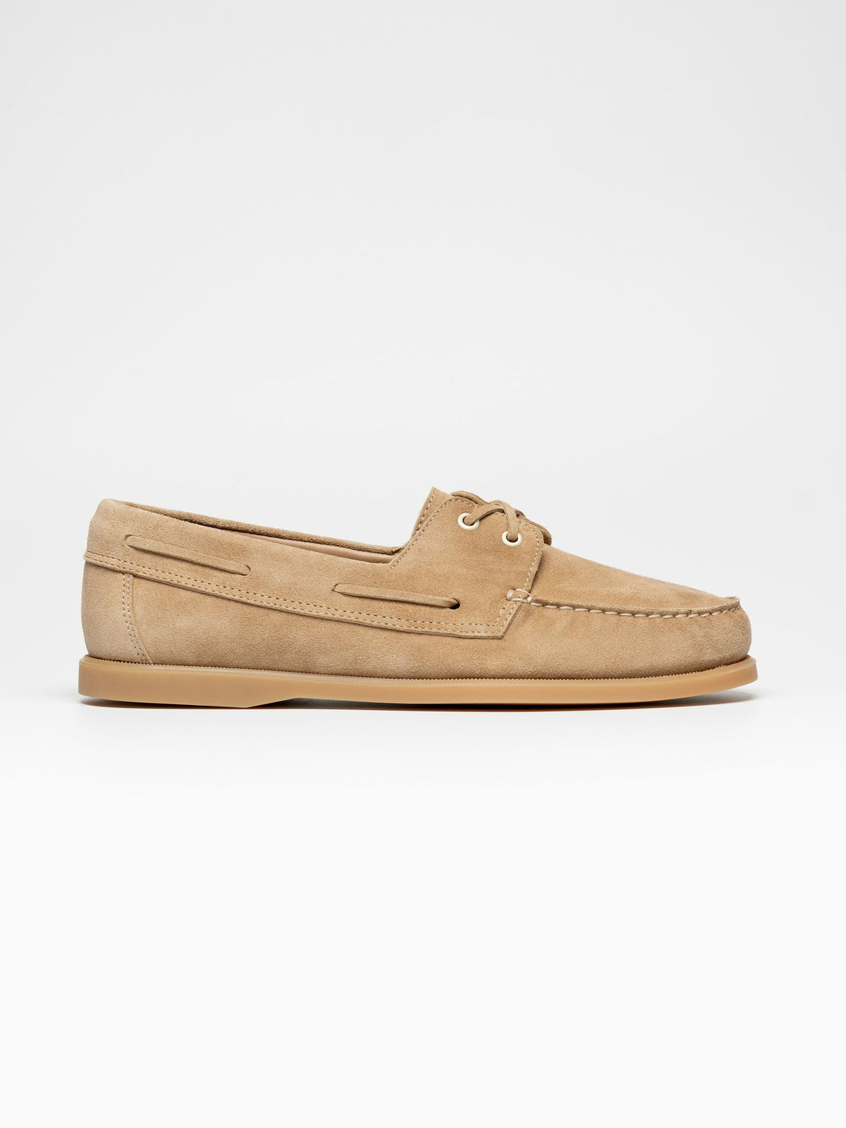 The Boat Shoe - Sand Suede – Aveltero men's footwear