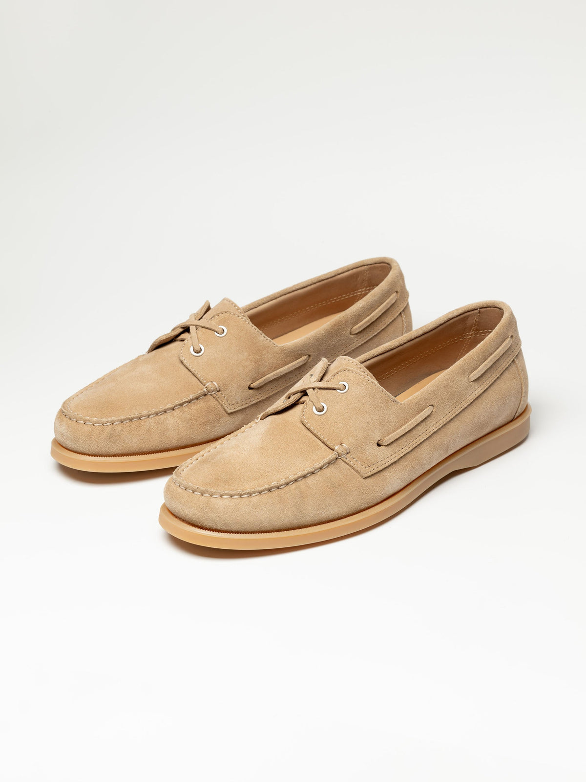 The Boat Shoe - Sand Suede – Aveltero men's footwear