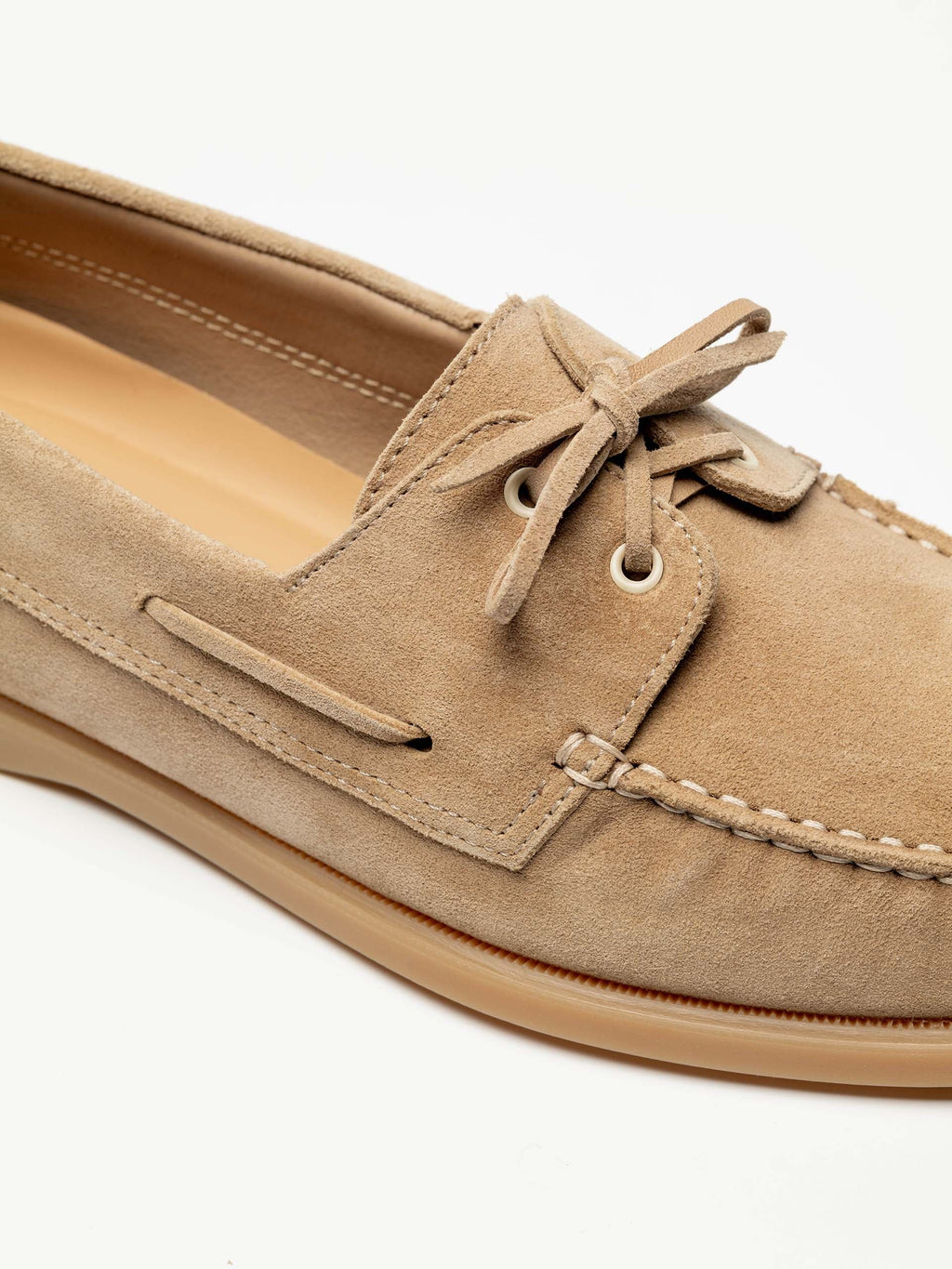The Boat Shoe - Sand Suede – Aveltero men's footwear