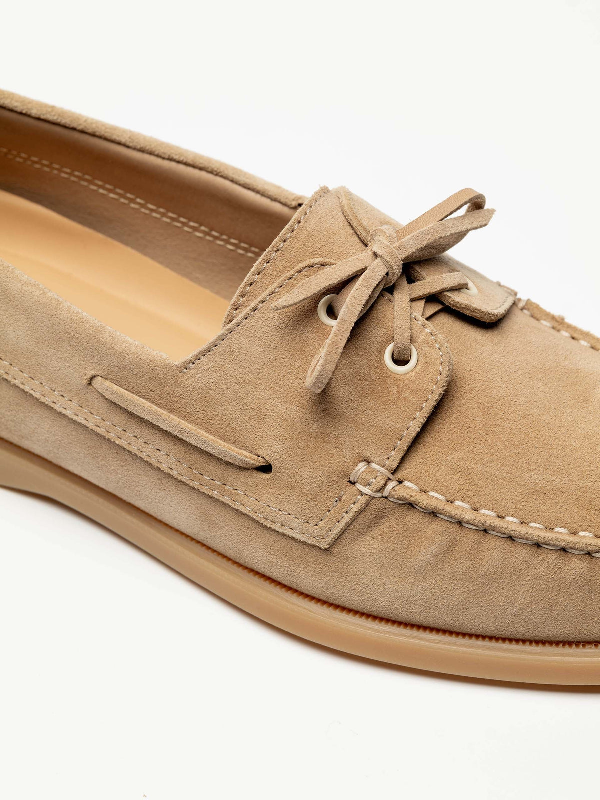 The Boat Shoe - Sand Suede – Aveltero men's footwear