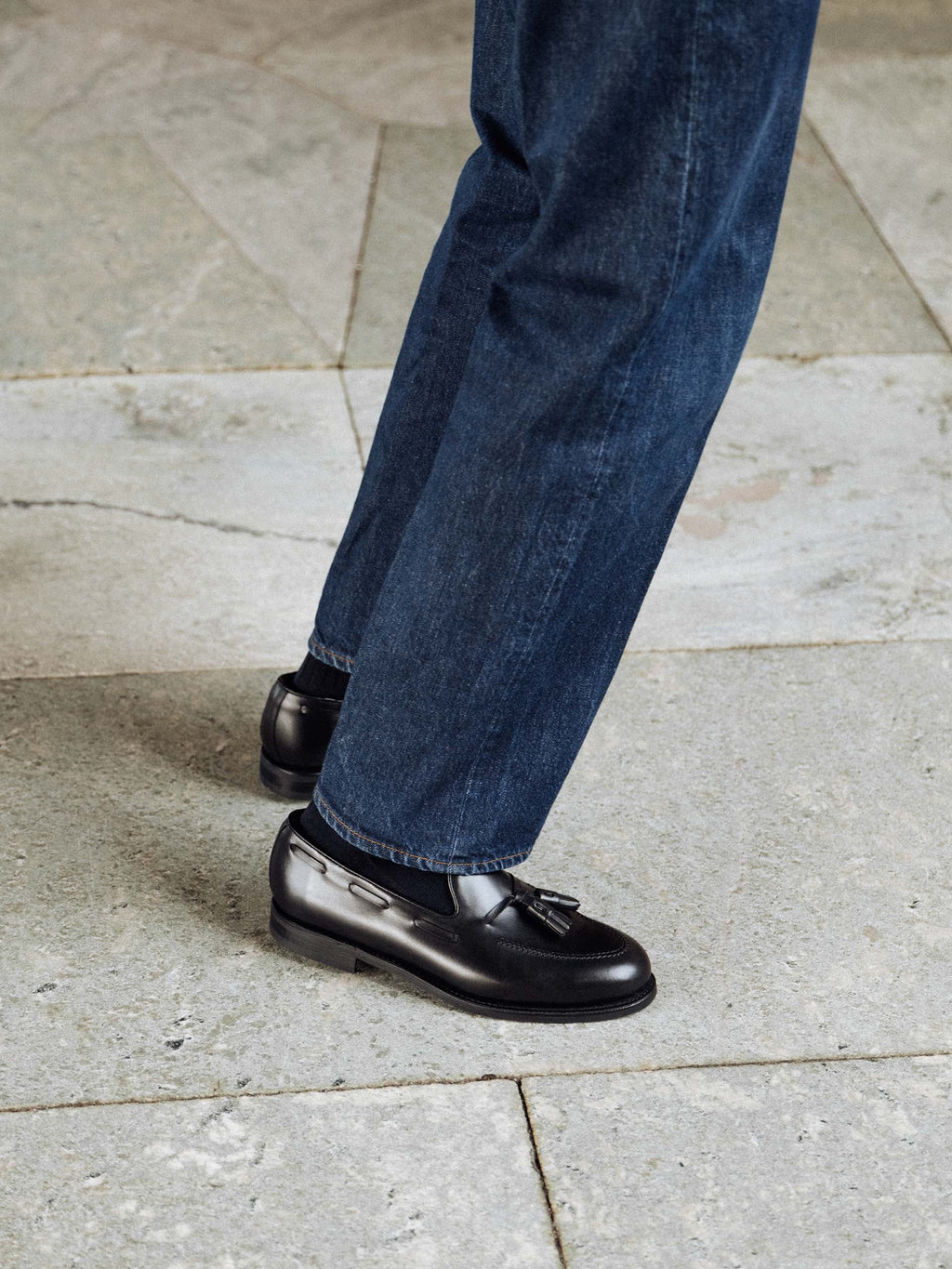 The Tassel Loafer - Black Calf – Aveltero men's footwear