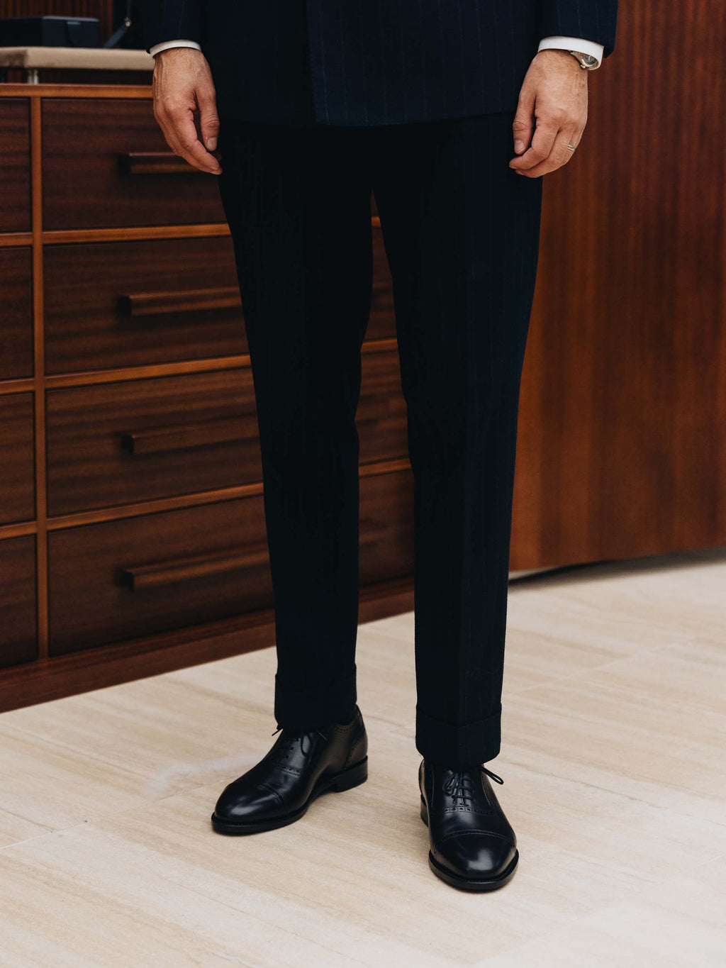 The Adelaide Oxford - Black Calf – Aveltero men's footwear