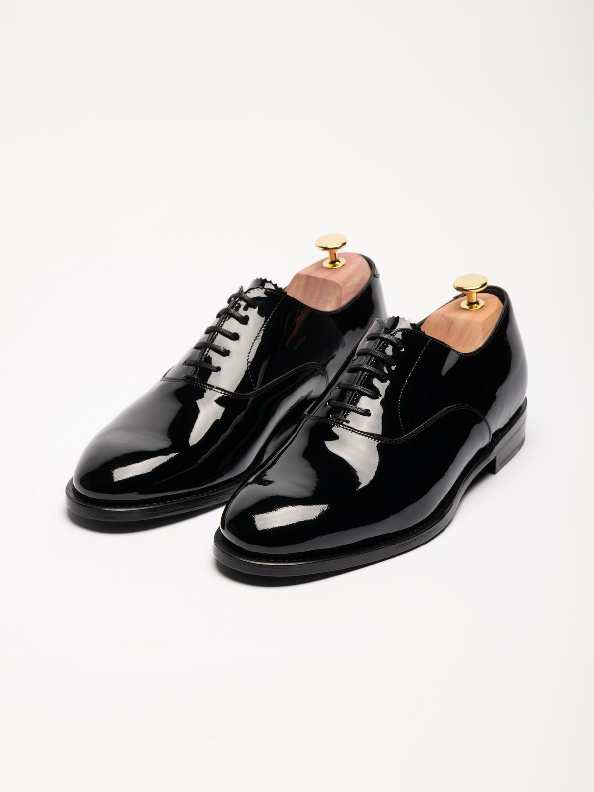 The Oxford - Black Patent – Aveltero men's footwear