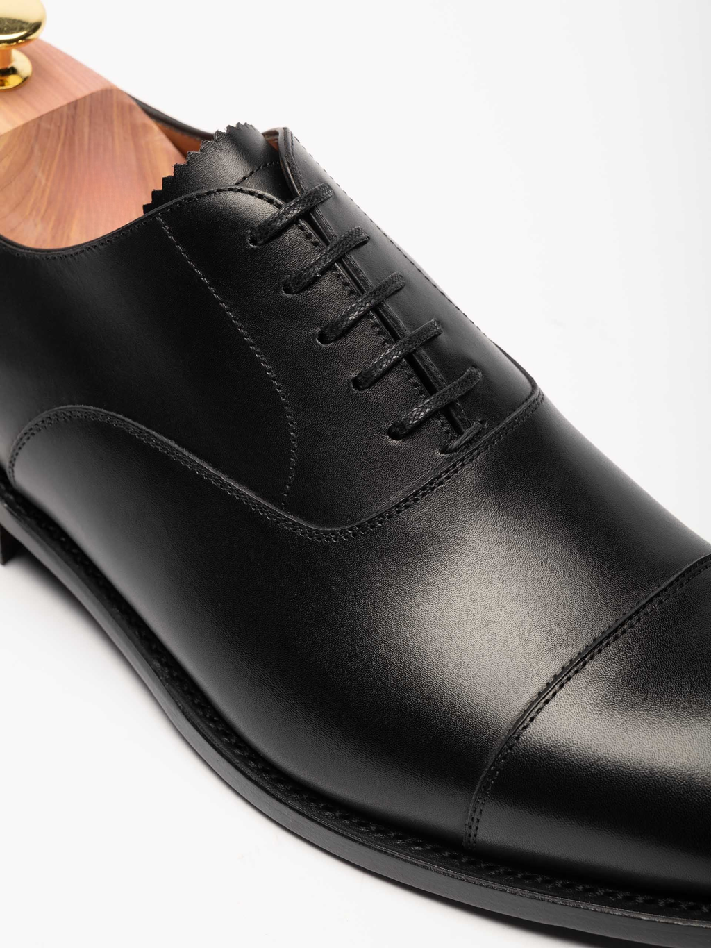 The Oxford - Black Calf – Aveltero men's footwear