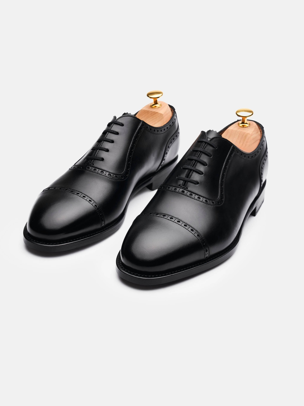 The Adelaide Oxford - Black Calf – Aveltero men's footwear