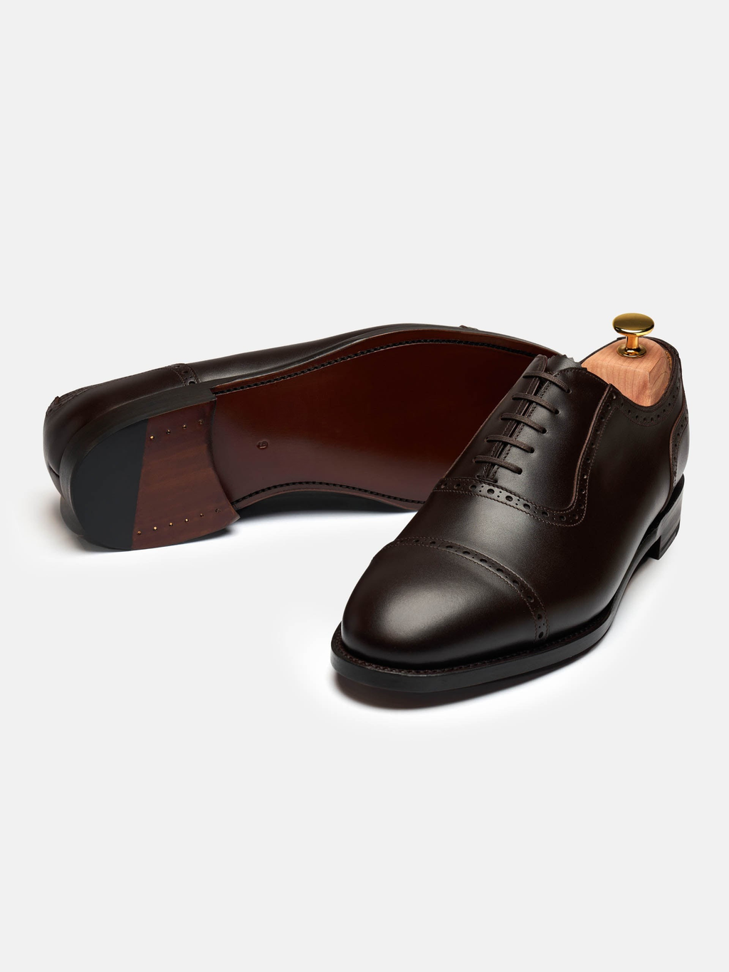 The Adelaide Oxford - Brown Calf – Aveltero men's footwear