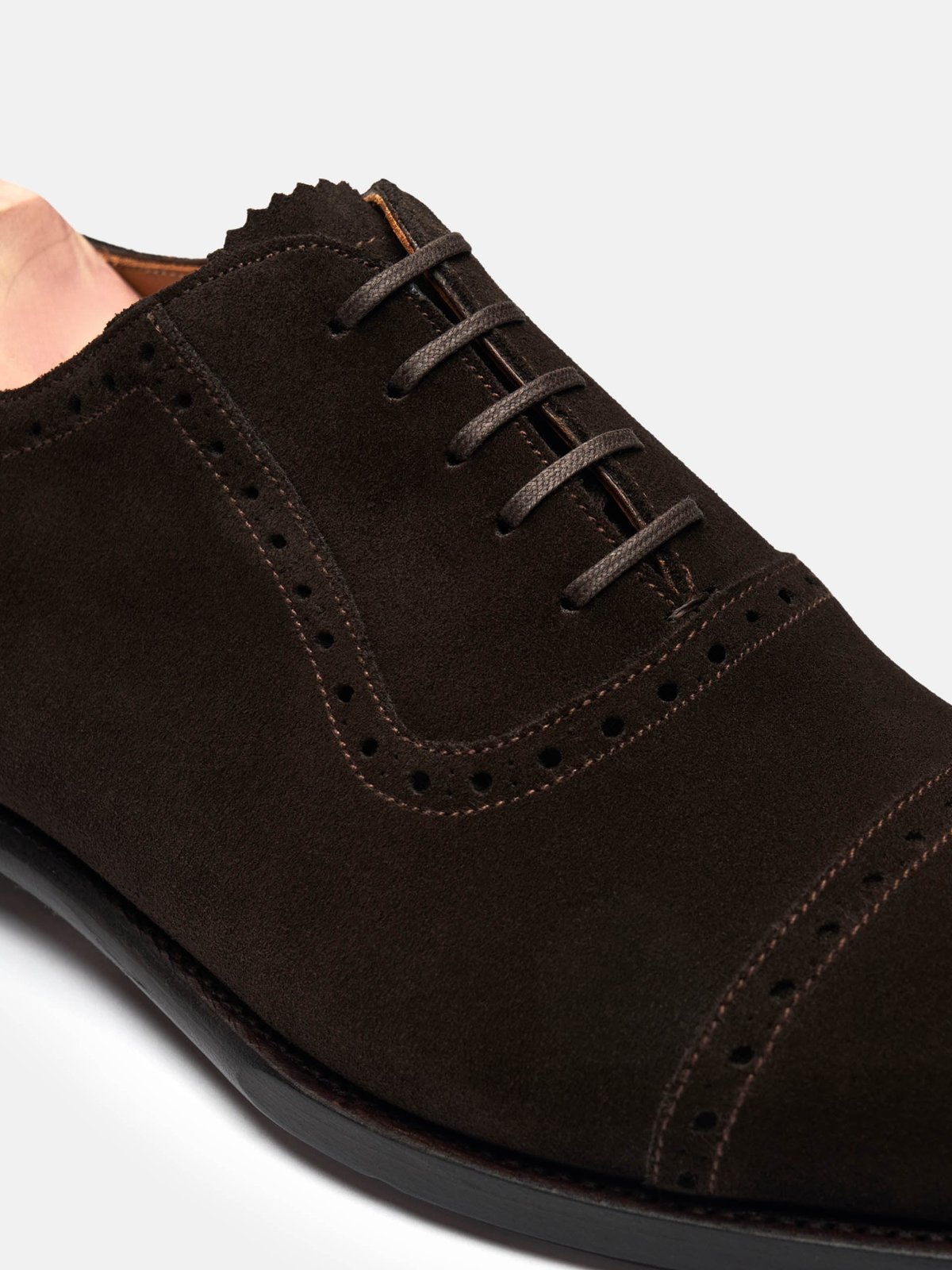 The Adelaide Oxford - Brown Suede – Aveltero men's footwear