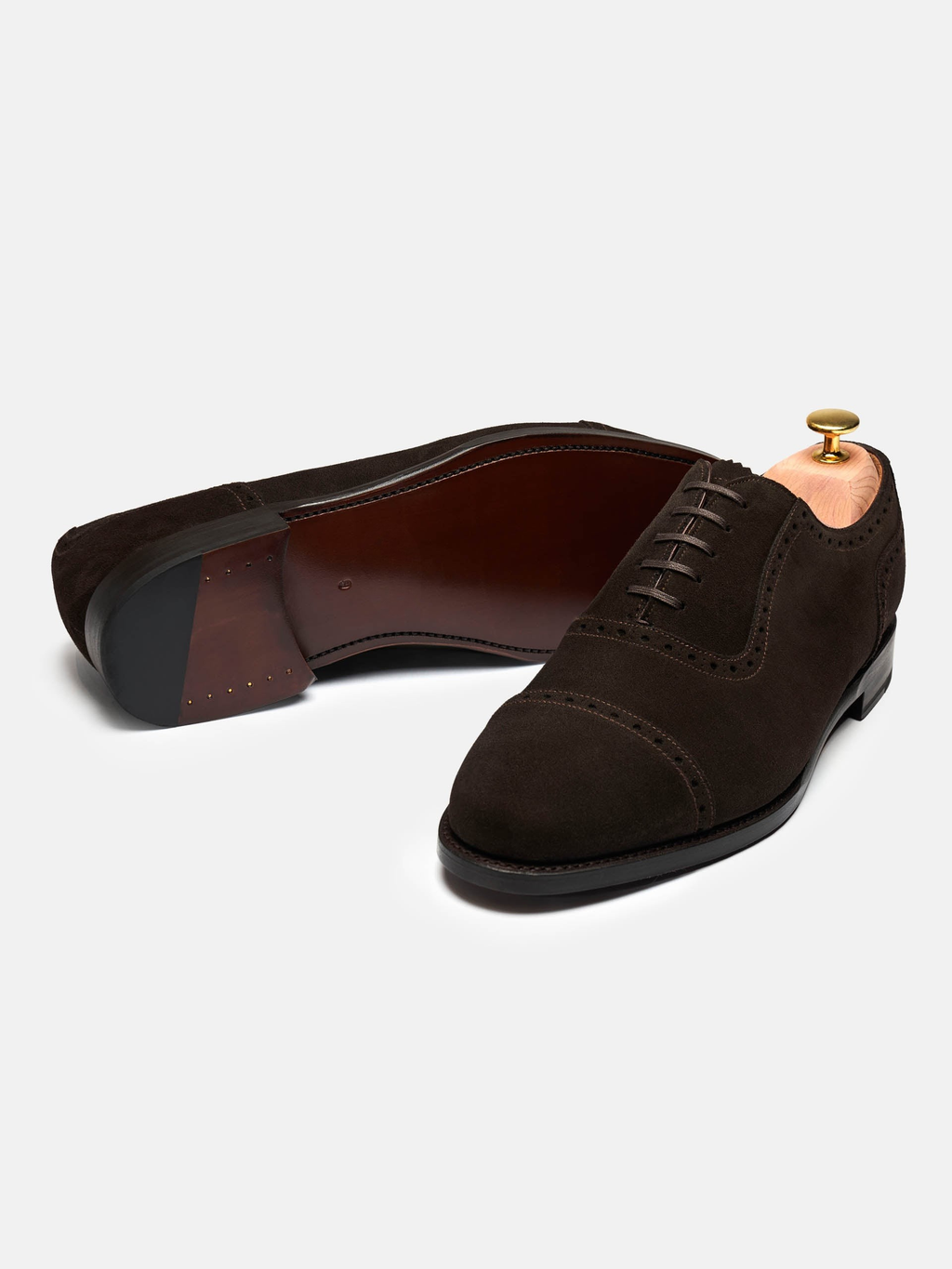 The Adelaide Oxford - Brown Suede – Aveltero men's footwear