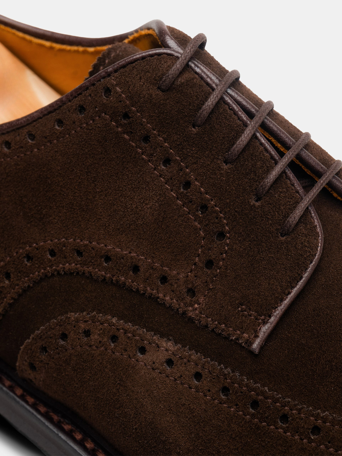 The Derby - Brown Suede – Aveltero men's footwear
