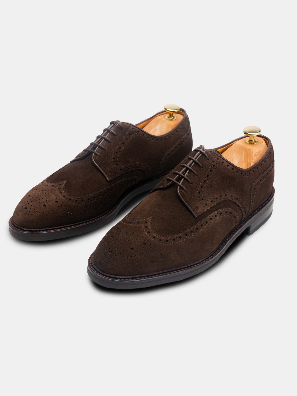 The Derby - Brown Suede – Aveltero men's footwear
