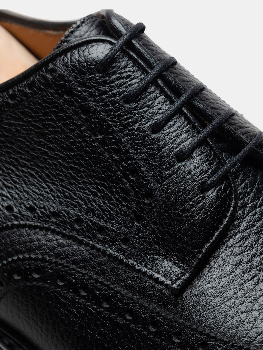 The Derby - Black Grain – Aveltero men's footwear