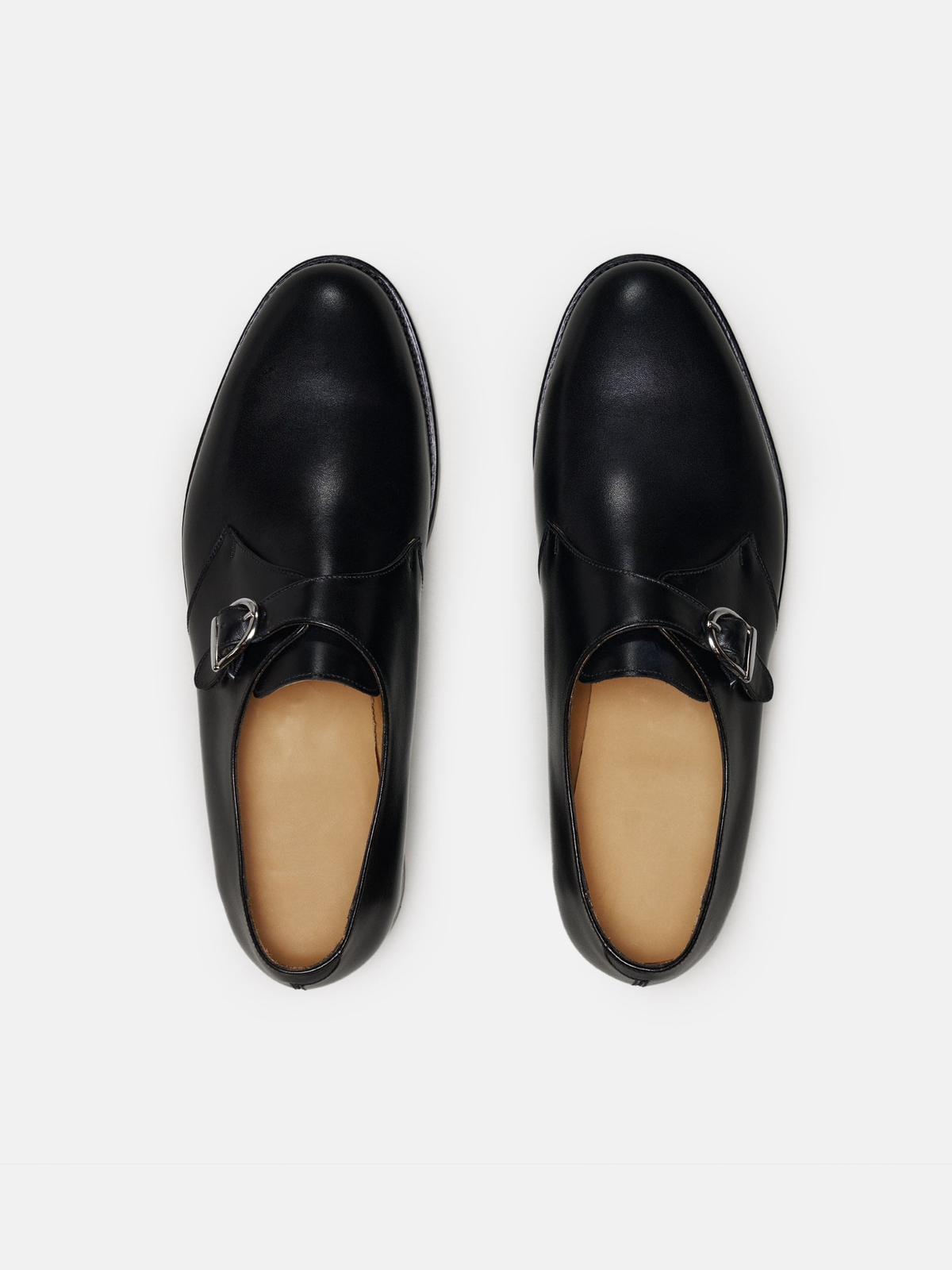 The Single Monkstrap - Black Calf – Aveltero men's footwear