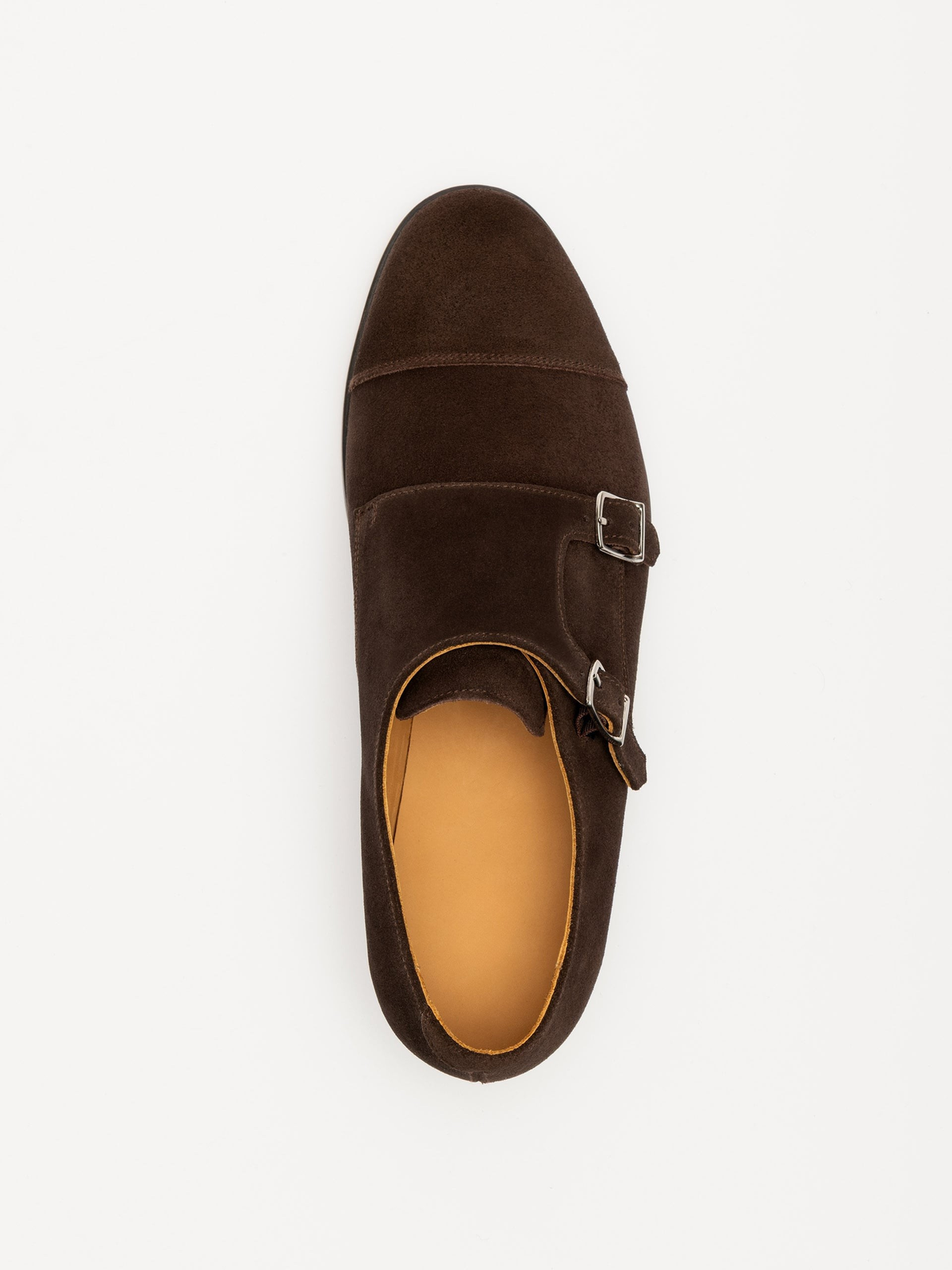 The Double Monkstrap - Brown Suede – Aveltero men's footwear
